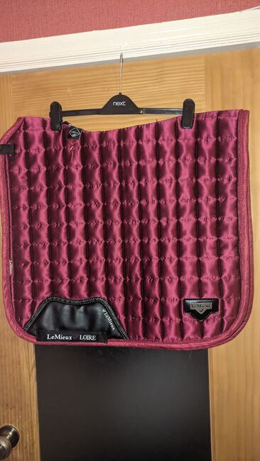 Lemieux mulberry loire dressage saddle pad size L, Lemieux  Loire, Gemma, Czapraki, Driffield