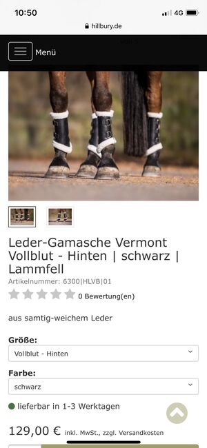 Leder Gamaschen von Hilbury, Hilbury Echtleder Gamaschen VB Hinten Hilbury NEU , Katja, Tendon Boots, Hamburg, Image 2