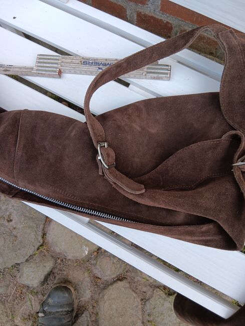 Lederchaps, groß, Continental  Chaps. Leder, Brsun, Jutta Kanzler, Half Chaps, Lasbek-Gut, Image 7