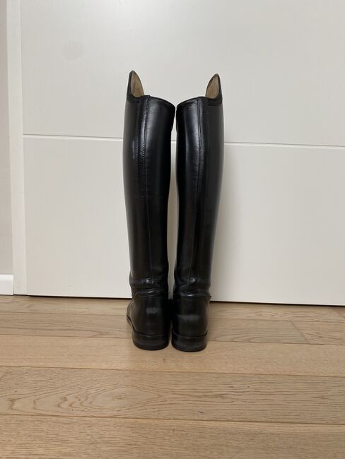 Lederreitstiefel, Dressurstiefel Cavallo Insignis, schwarz, hoher Dressurbogen in Rochenoptik, Cavallo Insignis, J.R., Riding Boots, Bedburg-Hau , Image 3