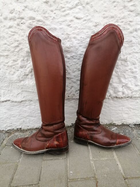 Leder-Reitstiefel, Dressurstiefel, Gr. 38, Bavaria , Laura, Riding Boots, Wels, Image 5