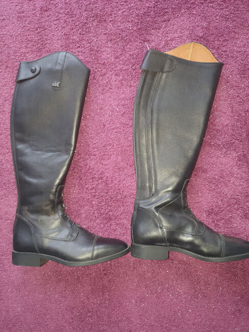 Lederreitstiefel mit RV und Schnürung, USG Perfecto, Marina, Riding Boots, Sankt Augustin