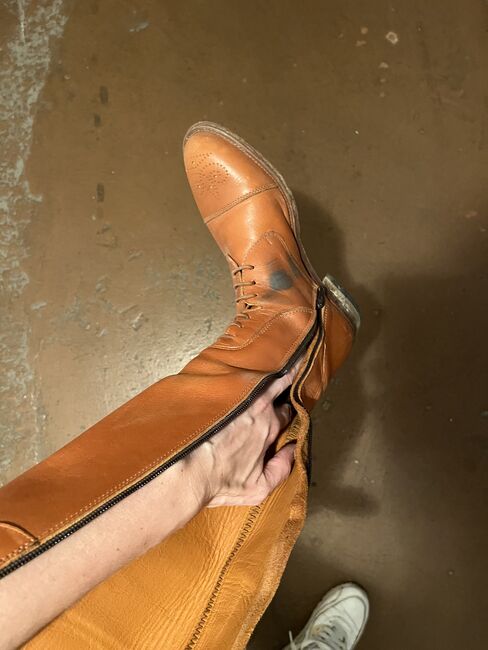 Leder Reitstiefel aus Portugal Größe 39, Julia Müller , Riding Shoes & Paddock Boots, Mannheim, Image 4