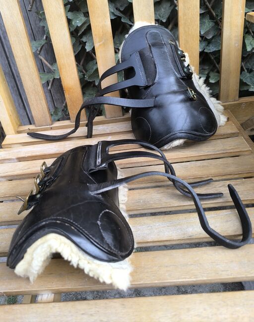 Ledergamaschen mit Lammfell Grl.: Full, Pfiff, Zuchthof , Tendon Boots, Twistringen , Image 2