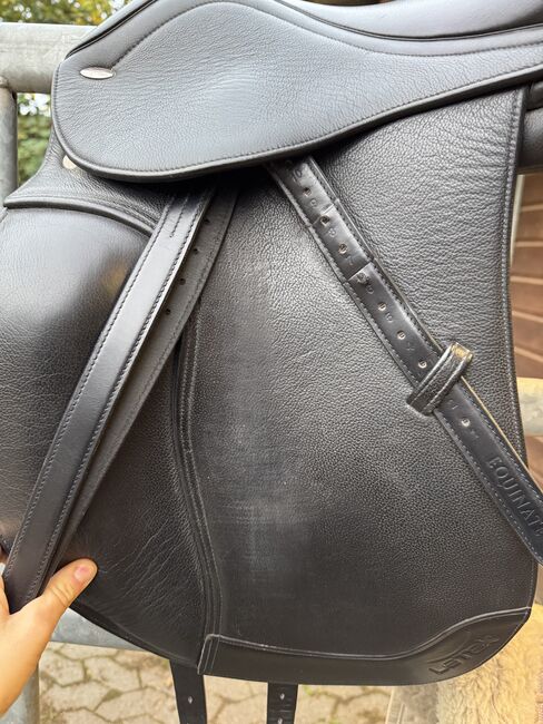 Letek Dressursattel 17,5 schwarz, Letek, ER, Dressage Saddle, Saarbrücken , Image 6