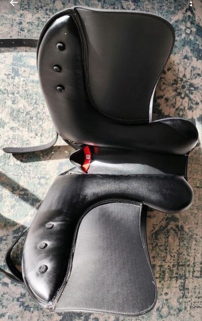 Letek S-Line 17,5 Sondermodell, Tekna Letek-Sattel S-Line, Valerie Fiebig , Dressage Saddle, Mannheim, Image 10