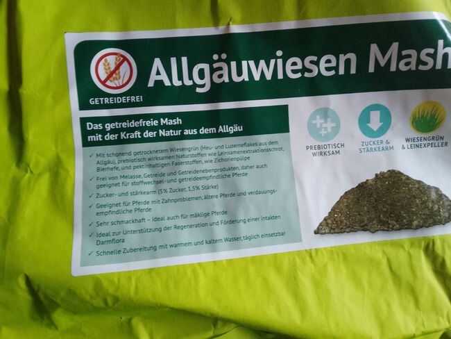 Lexa Allgäuwiesen Mash 15 Kilo zur täglichen Fütterung (10 Sack vorhanden), Lexa, Manuela Meiers, Pferdefutter, Simmerath, Abbildung 3