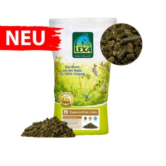 LEXA Esparsette Cobs, Esparsette, Pferdefutter, 20 kg, LEXA, Xaver Scheule GmbH Esparsette Cobs, 25 kg, Futterkiste Wassenberg (Futterkiste Wassenberg), Horse Feed & Supplements, Wassenberg