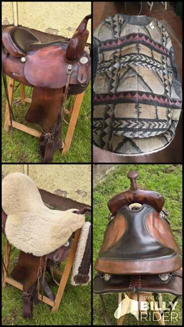 Leichter Reiningsattel, USA Westernsattel, Frank Linsel, Western Saddle, Gera, Image 6