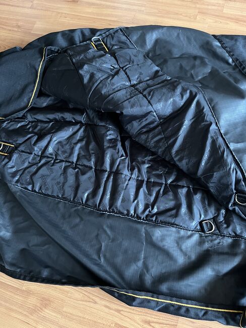 wie neu: Bucas Irish Turnout extra 300g - Grösse 165 - black-gold, Bucas Irish Turnout extra 300g black-gold Grösse 165, Helena , Horse Blankets, Sheets & Coolers, Krefeld, Image 2