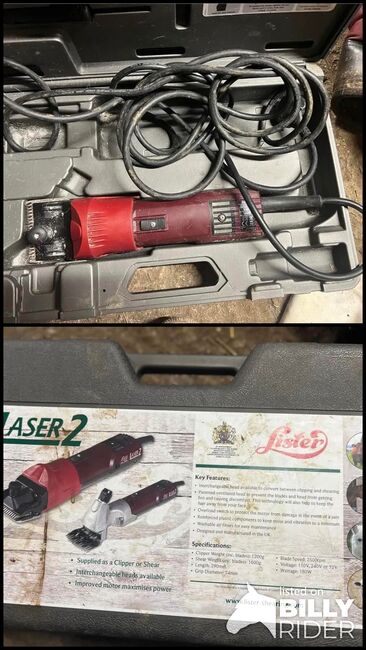 Lister clippers, Lister  Lister Laser 2, Nicola Hayward, Czyszczenie konia, Cheltenham , Image 3