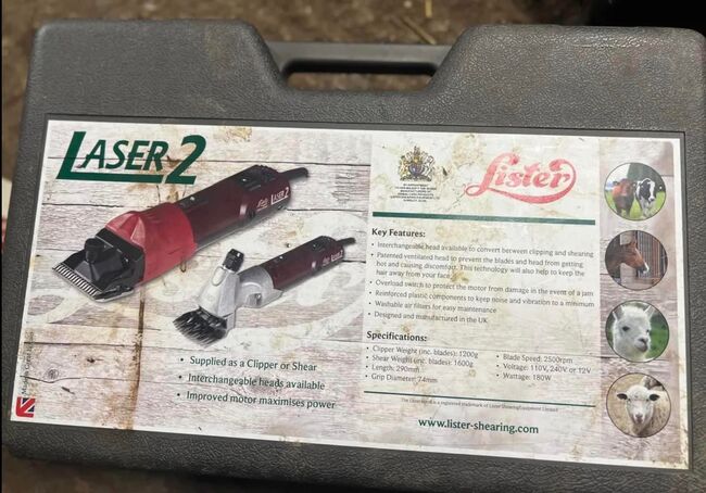 Lister clippers, Lister  Lister Laser 2, Nicola Hayward, Grooming Brushes & Equipment, Cheltenham , Image 2