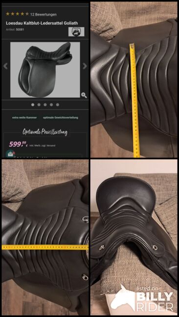 Loesdau Kaltblut - Ledersattel Goliath, Loesdau, Dana, Endurance Saddle, Pr. Oldendorf , Image 5