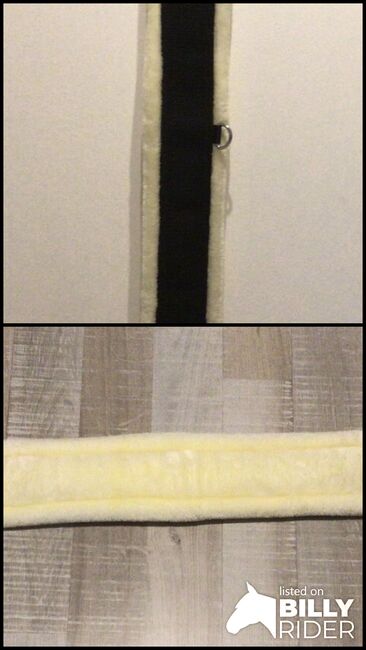 Sattelgurt Loesdau schwarz mit Fell 110cm, Loesdau , Harper McLean , Girths & Cinches, Nieder-Olm, Image 3