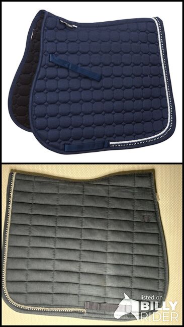 Loesdau Schabracke Diamonds navy DR WB, Loesdau Diamonds, Anna, Dressage Pads, Loßburg, Image 3