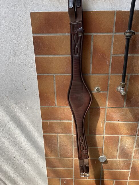 Langgurt Leder 130 braun, Kavalkade, Susanne, Girths & Cinches, Basel, Image 3