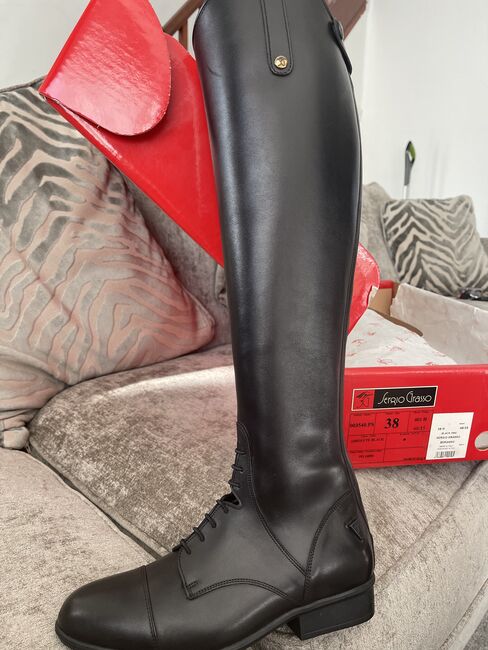 Long leather riding boots size 5, Sergio grasso Bergamo, Joanne Baldwin, Riding Boots, Sunderland, Image 4