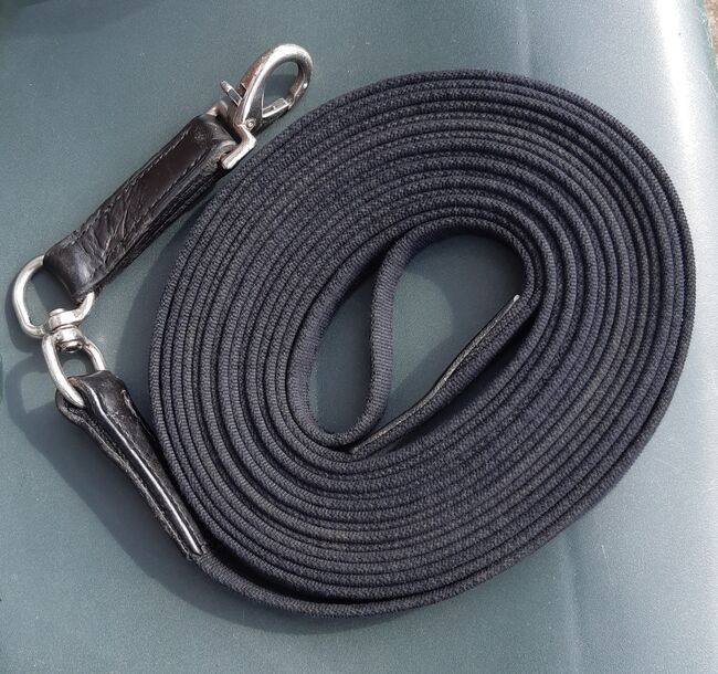 Longe mit Drehwirbel, schwarz, ca. 8m, AJ, Longieren, Norderstedt