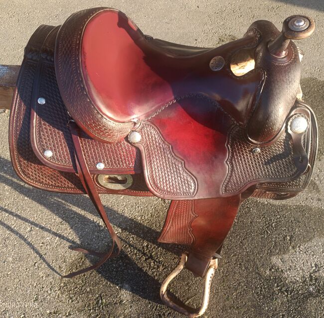 Longhorn Westernsattel, Longhorn , N., Western Saddle, Grainet