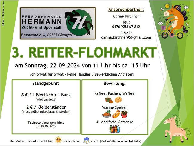 Reiterflohmarkt 22.9.2024, Carina , Flea markets, warehouse sales, fairs & Co., Giengen an der Brenz