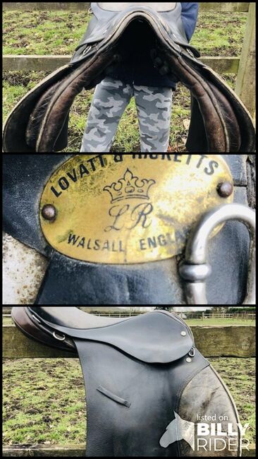 Lovett & Ricketts 17” saddle for sale, Lovett & Ricketts, Kim Gristwood, Siodła wszechstronne, Hertfordshire, Image 4
