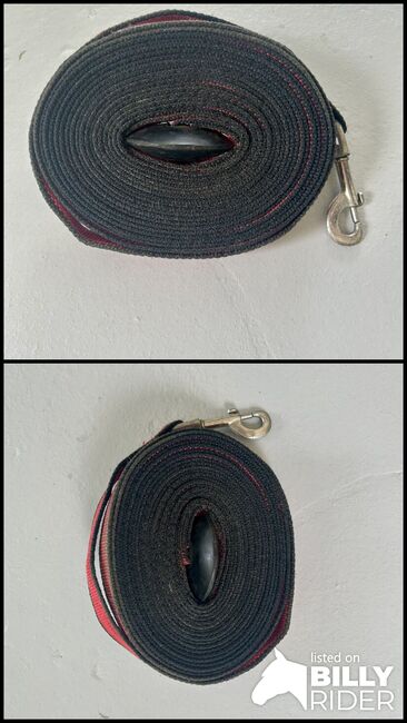 Lunge Line- Red with Black Trim, Stephanie, Lunging, Edmonton , Image 3