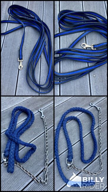 Longierleinen 8 Meter blau und Führkette, Birgit, Lunging, Bischofsmais, Image 7
