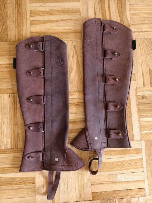 Lusitano Lederchaps XS - braun - NEU & ungetragen, Lusitano, Isabella, Half Chaps, Mödling