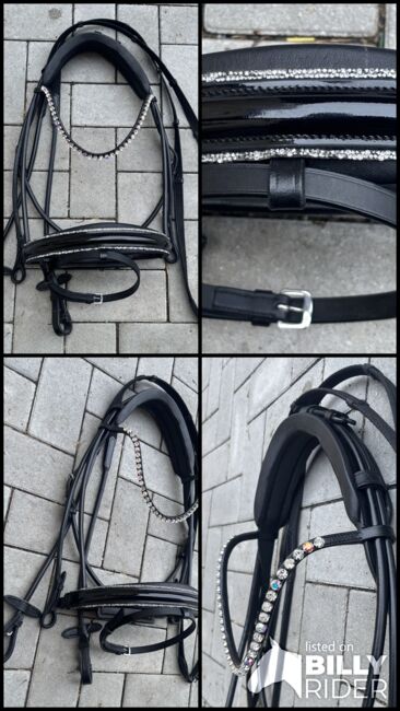 Luxustrense rundgenäht Ivy Horsefashion Lack Fineline WB, Ivy Horsefashion u.a., Sell_It_All, Bridles & Headstalls, Ahrweiler, Image 6