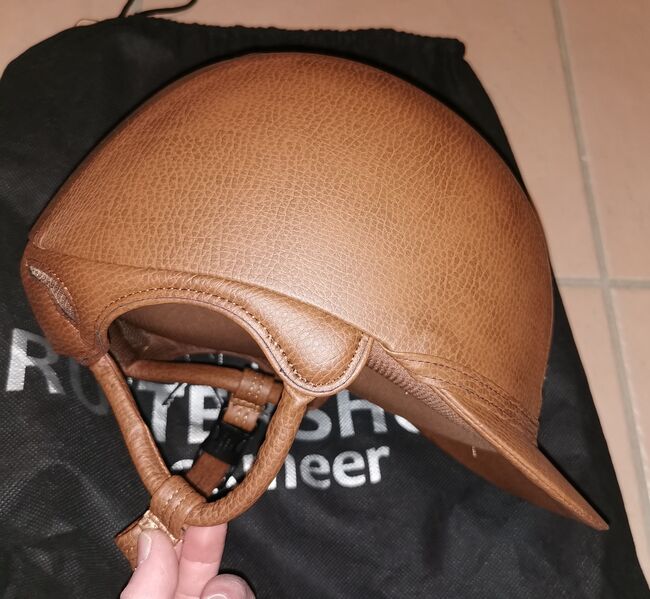 Luxus Reithelm * NEU * Braun Croco Strass * Gr. 56, Selina M. , Riding Helmets, Rödermark, Image 6