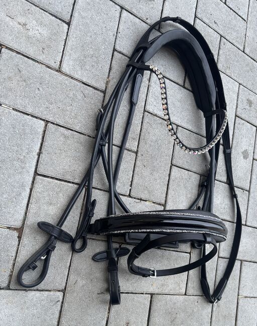 Luxustrense rundgenäht Ivy Horsefashion Lack Fineline WB, Ivy Horsefashion u.a., Sell_It_All, Bridles & Headstalls, Ahrweiler, Image 5