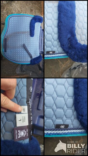 Gr. L Mattes Schabracke blau, Mattes Dressur, Katrin Maruhn, Dressage Pads, Tornesch, Image 6