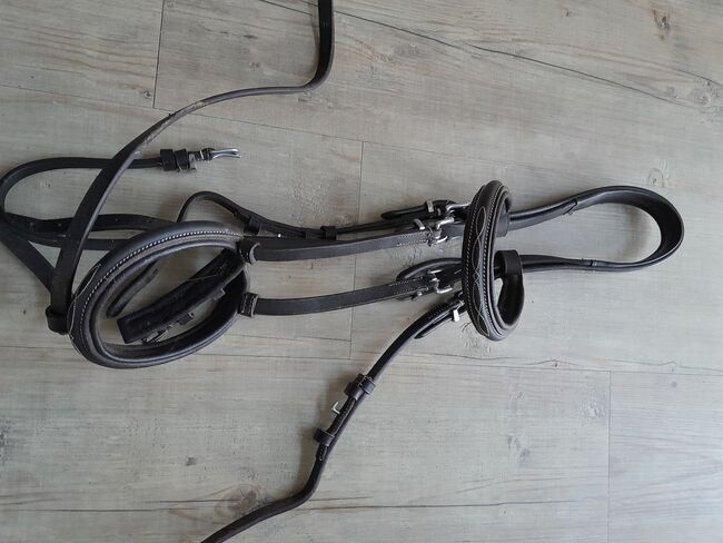 Gr. Pony Trensenkopfstück braun, Katrin Maruhn, Bridles & Headstalls, Tornesch