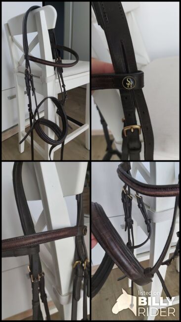 Gr. VB Trense braun Showhorses dezent Verziert, Showhorses, Katrin , Bridles & Headstalls, Tornesch , Image 5