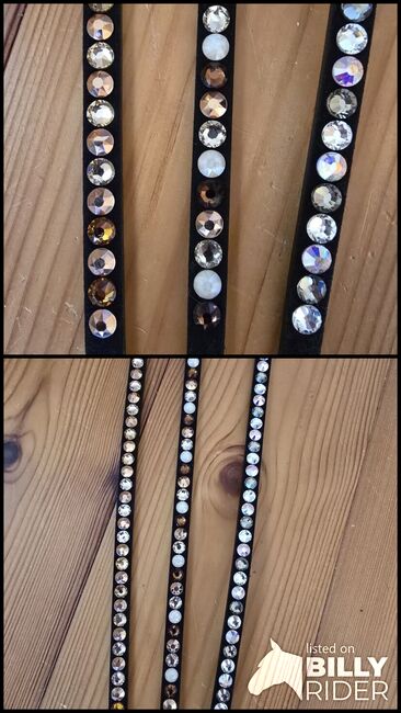 Magic Tack Bling Crystal Inlay, Magic tack , Pferdi, Browbands, Ponitz, Image 3