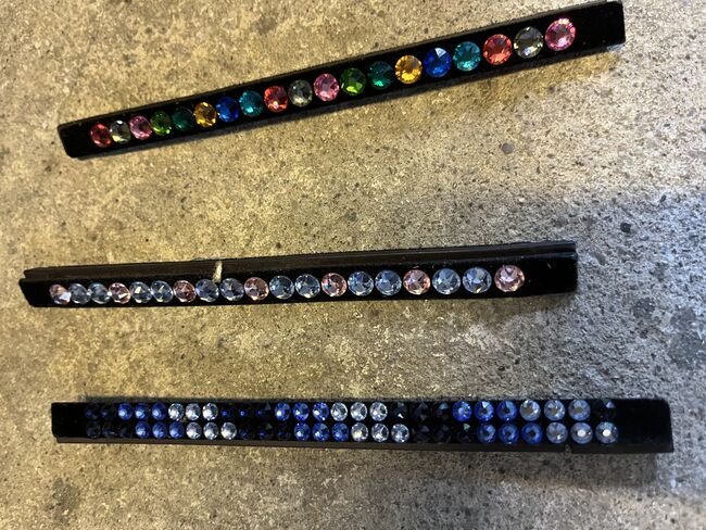 Magic Tack Inlays WB für Stirnriemen und Vorderzeug, Magic Tack, Uschi Nowlan, Browbands, München, Image 7