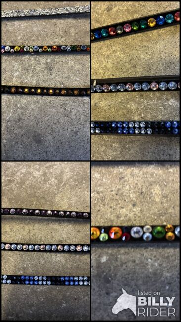 Magic Tack Inlays WB für Stirnriemen und Vorderzeug, Magic Tack, Uschi Nowlan, Browbands, München, Image 9