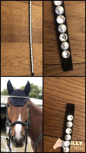 MagicTack Inlay Classic Silber mit Perlen Magic Tack, MagicTack Inlay , Charlotte Voß, Browbands, Drensteinfurt, Image 7