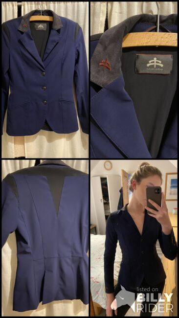 MakeBe navy showjacket UK8, MakeBe Altea, Hayley Gregory , Show Apparel, Isle of Wight , Image 6