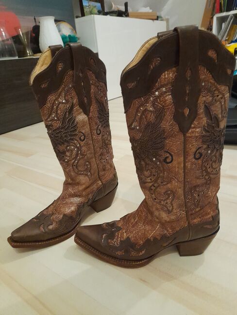 Kaum getragene Corral Cowboyboots aus den USA, Größe 39/US 8, Corral, Mirja Kinsey , Oficerki jeździeckie, Stuttgart 