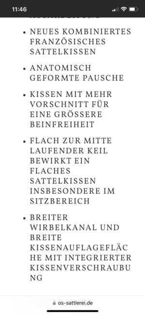 Kaum genutzter Profi Relax  17,5 (Otto Schuhmacher), Otto Schuhmacher Profi Relax, Alexandra Schütz, Siodła ujeżdżeniowe, Freisen, Image 7