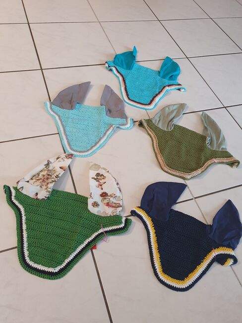 Fliegenhauben in verschiedenen Farben und Größen, Homemade, Kiki, Ochrona koni przed owadami , Burgwedel, Image 7