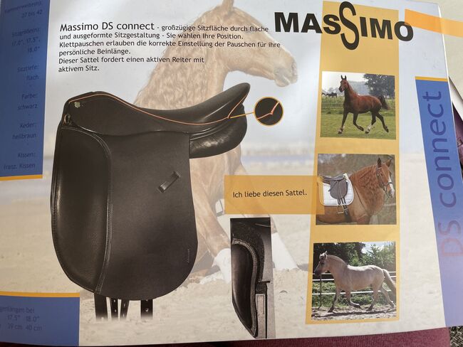 Massimo DS Connect Sattel KW36/17,5Zoll, Massimo DS Connect, Myriam, Dressage Saddle, Osterholz-Scharmbeck, Image 6