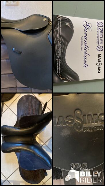 Massimo Springsattel "Springen II" 17,5 KW 36, Massimo Springen II, Heike, Jumping Saddle, Radbruch, Image 8