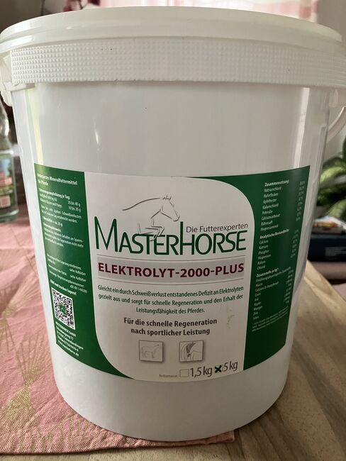 Masterhorse Elektrolyt-2000-Plus 5kg Eimer, Masterhorse Elektrolyt 2000 plus, Antje, Pferdefutter, Neustetten 