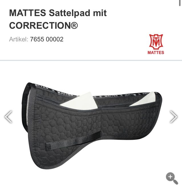Mattes Sattelpad mit Corection, Mattes  Sattelpad mit Correction , Christine , Other Pads, Würzburg , Image 3