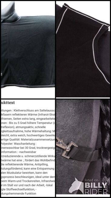 Nieren Abschwitzdecke, HKM, J.B., Horse Blankets, Sheets & Coolers, Oelde, Image 6