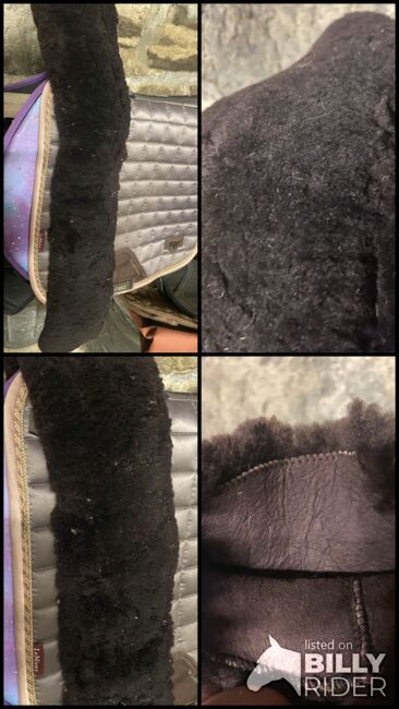 Mattes brown sheepskin girth cover, Mattes Girth sleeve, Rebecca  Taylor, Girths & Cinches, Plymouth, Image 5