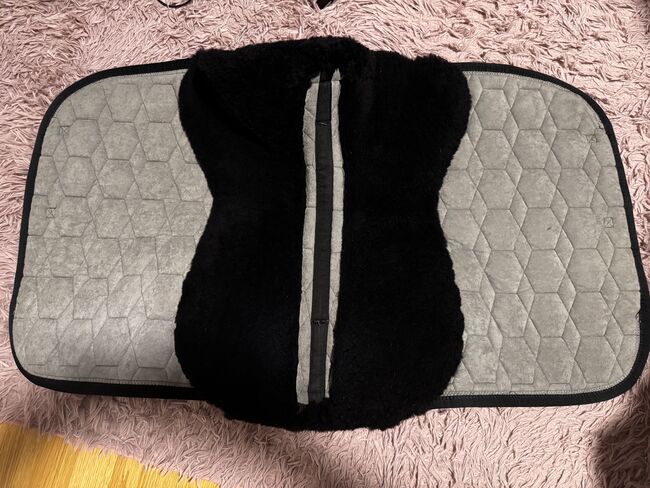 Mattes Lammfellschabracke, Mattes Lammfellschabracke, Jessica, Dressage Pads, Rust, Image 3