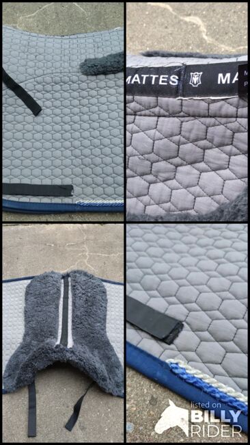 Mattes Lammfellschabracke grau Dressur, Mattes, Eva, Schabracken, Guntersblum , Abbildung 5